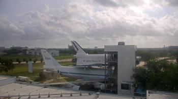 Weather camera view of Space Center Houston.
