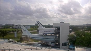Weather camera view of Space Center Houston.