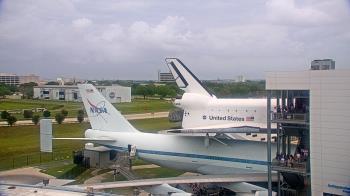Weather camera view of Space Center Houston.