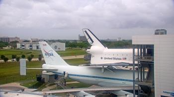 Weather camera view of Space Center Houston.