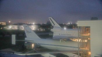 Weather camera view of Space Center Houston.