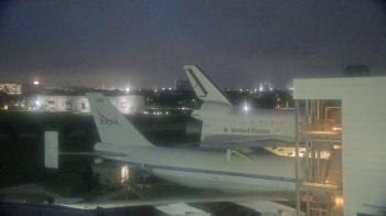 Weather camera view of Space Center Houston.