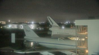 Weather camera view of Space Center Houston.