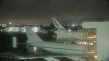 Weather camera view of Space Center Houston.