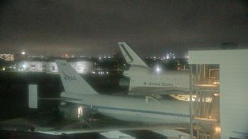 Weather camera view of Space Center Houston.