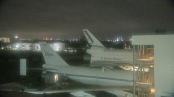 Weather camera view of Space Center Houston.