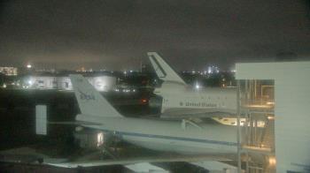 Weather camera view of Space Center Houston.
