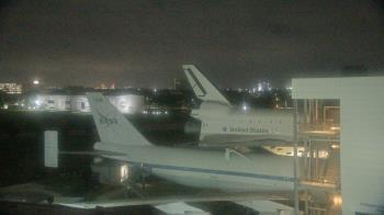 Weather camera view of Space Center Houston.