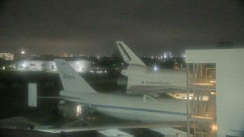 Weather camera view of Space Center Houston.