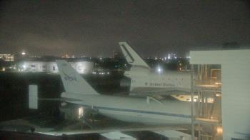 Weather camera view of Space Center Houston.