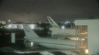 Weather camera view of Space Center Houston.