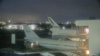Weather camera view of Space Center Houston.