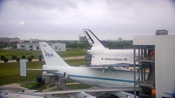 Weather camera view of Space Center Houston.