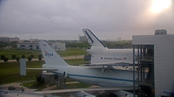 Weather camera view of Space Center Houston.