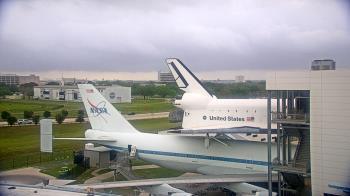 Weather camera view of Space Center Houston.