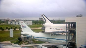 Weather camera view of Space Center Houston.