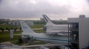 Weather camera view of Space Center Houston.