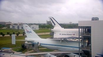 Weather camera view of Space Center Houston.