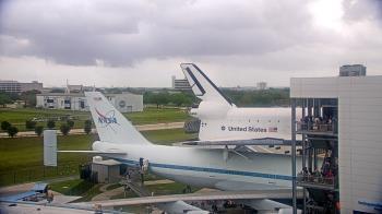 Weather camera view of Space Center Houston.