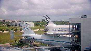 Weather camera view of Space Center Houston.