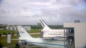 Weather camera view of Space Center Houston.