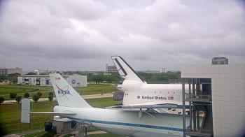 Weather camera view of Space Center Houston.