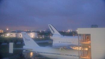 Weather camera view of Space Center Houston.