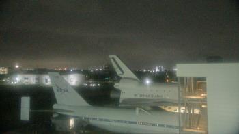Weather camera view of Space Center Houston.