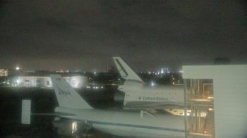 Weather camera view of Space Center Houston.