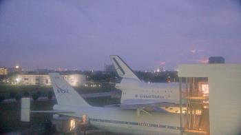 Weather camera view of Space Center Houston.