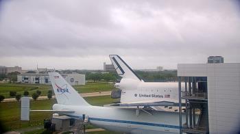 Weather camera view of Space Center Houston.