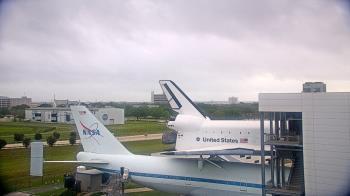 Weather camera view of Space Center Houston.