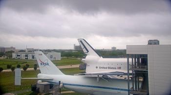 Weather camera view of Space Center Houston.