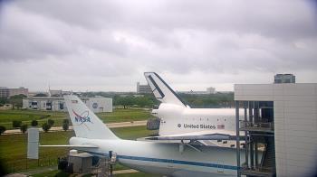 Weather camera view of Space Center Houston.
