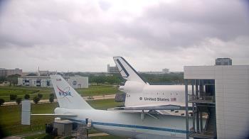Weather camera view of Space Center Houston.