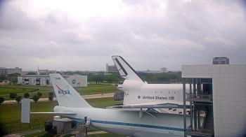Weather camera view of Space Center Houston.