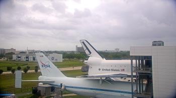 Weather camera view of Space Center Houston.