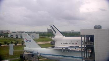 Weather camera view of Space Center Houston.