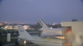 Weather camera view of Space Center Houston.