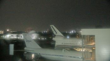 Weather camera view of Space Center Houston.