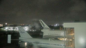 Weather camera view of Space Center Houston.