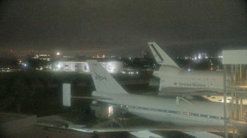 Weather camera view of Space Center Houston.