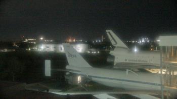 Weather camera view of Space Center Houston.