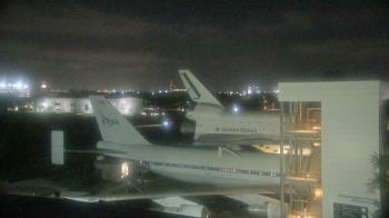 Weather camera view of Space Center Houston.