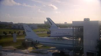 Weather camera view of Space Center Houston.