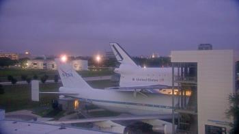 Weather camera view of Space Center Houston.