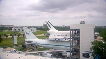 Weather camera view of Space Center Houston.