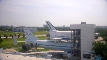 Weather camera view of Space Center Houston.