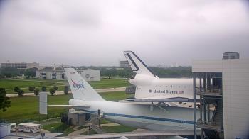 Weather camera view of Space Center Houston.