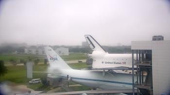 Weather camera view of Space Center Houston.
